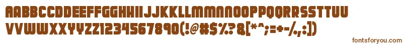 Calamitech Font – Brown Fonts on White Background