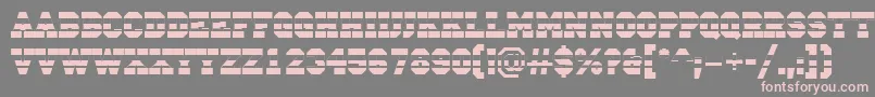 ACampusstrip Font – Pink Fonts on Gray Background