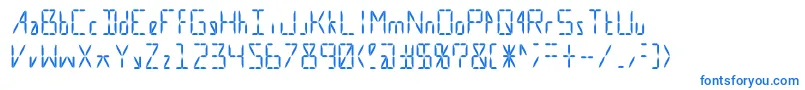 Calculate16 Even-fontti – siniset fontit