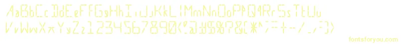 Calculate16 Even Font – Yellow Fonts