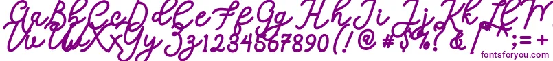 Calega Font – Purple Fonts