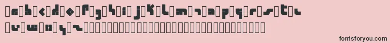 Calendra Regular Font – Black Fonts on Pink Background