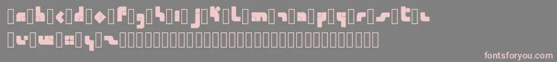 Шрифт Calendra Regular – розовые шрифты на сером фоне