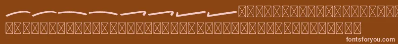 Подробнее о шрифте California Swashes Шрифт California Swashes – розовые шрифты на коричневом фоне