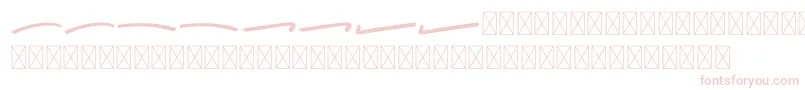 California Swashes Font – Pink Fonts on White Background