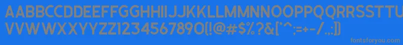 Caligor Sans Clean Font – Gray Fonts on Blue Background