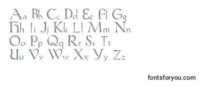 Kochantiquazierbuchstaben Font