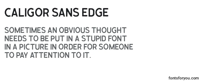 Шрифт Caligor Sans Edge (122591)