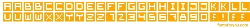 CubeFont-fontti – oranssit fontit