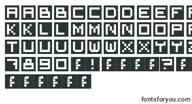  CubeFont font