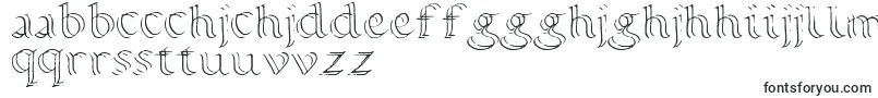 Calligraphy Double Pencil-fontti – korsikankieliset fontit