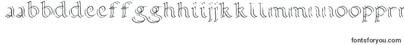 Calligraphy Double Pencil-Schriftart – madagassische Schriften