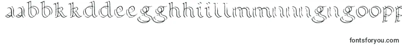 Calligraphy Double Pencil-fontti – cebuanojen fontit