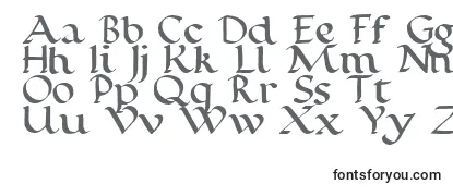 Revisão da fonte Calligraphy Pen