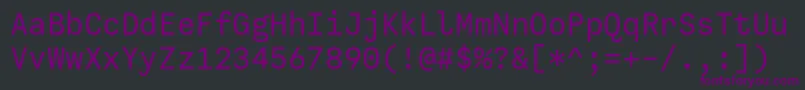 fuente CallingCode Regular – Fuentes Moradas Sobre Fondo Negro