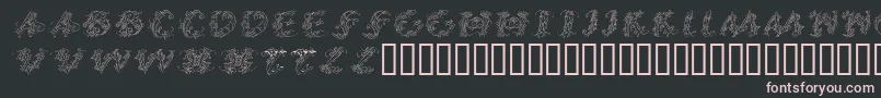 CalliPsoGrafia  Italic Font – Pink Fonts on Black Background