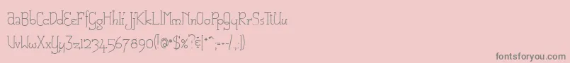 CAM      Font – Gray Fonts on Pink Background