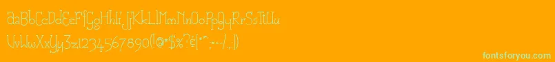 En savoir plus sur la police CAM Police CAM – polices vertes sur fond orange