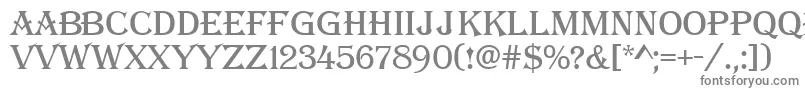 Шрифт AAlgerius – серые шрифты