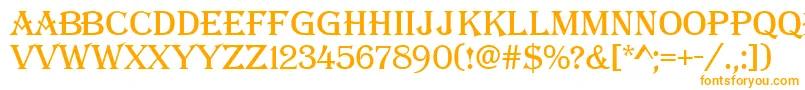 Шрифт AAlgerius – оранжевые шрифты