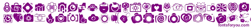 CAMERA   FOTOGRAAMI-fontti – violetit fontit