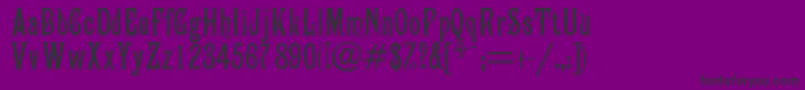 More about Campanile Font Campanile Font – Black Fonts on Purple Background