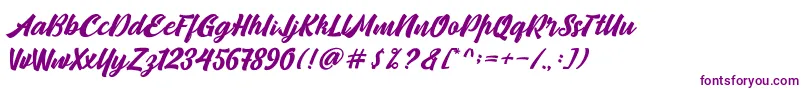 More about Camping Font Camping Font – Purple Fonts on White Background