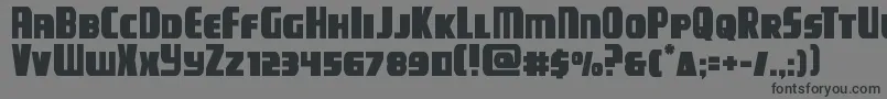 campjustice Font – Black Fonts on Gray Background