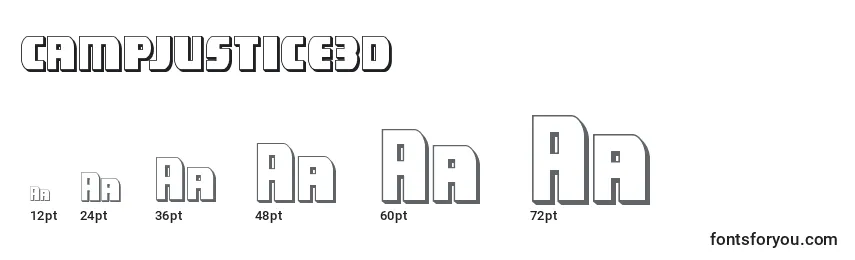 Campjustice3d Font Sizes