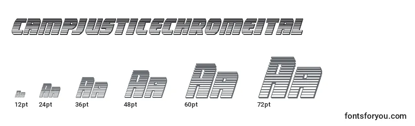 Campjusticechromeital Font Sizes