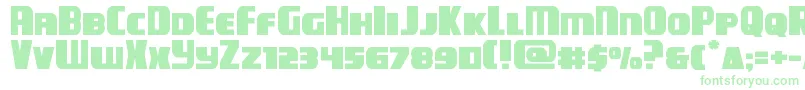 campjusticeexpand-Schriftart – Grüne Schriften auf weißem Hintergrund