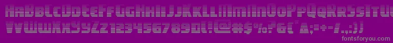 campjusticegrad Font – Gray Fonts on Purple Background