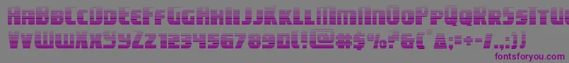 campjusticegrad Font – Purple Fonts on Gray Background
