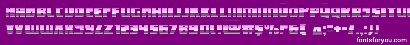 campjusticegrad Font – White Fonts on Purple Background