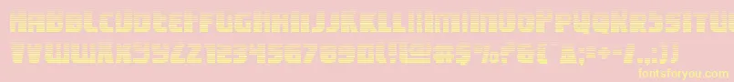 campjusticegrad Font – Yellow Fonts on Pink Background