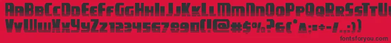 More about campjusticehalftone Font campjusticehalftone Font – Black Fonts on Red Background