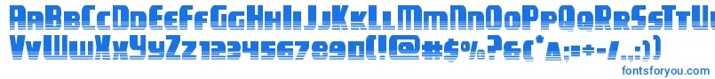 campjusticehalftone Font – Blue Fonts on White Background