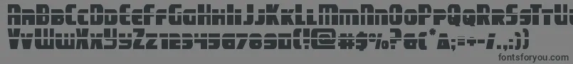 campjusticelaser Font – Black Fonts on Gray Background