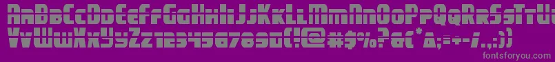 campjusticelaser Font – Gray Fonts on Purple Background