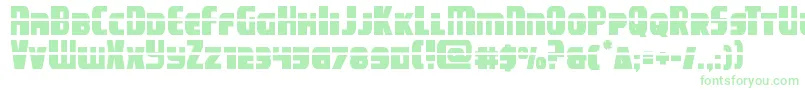 campjusticelaser-Schriftart – Grüne Schriften