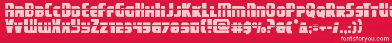 campjusticelaser Font – Pink Fonts on Red Background