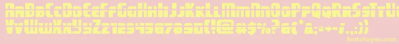 campjusticelaser Font – Yellow Fonts on Pink Background