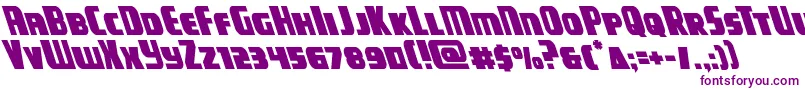 campjusticeleft Font – Purple Fonts on White Background