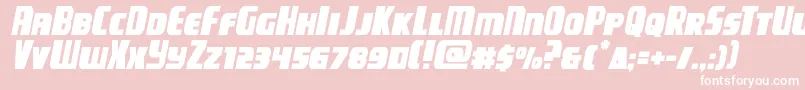 campjusticesemital Font – White Fonts on Pink Background