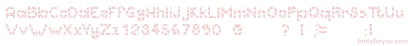 Candcu   Font – Pink Fonts on White Background