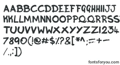  Inky font