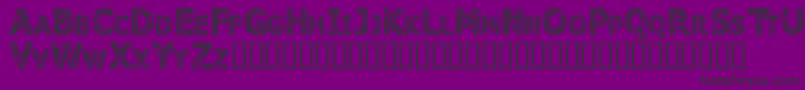 Шрифт Candk    – чёрные шрифты на фиолетовом фоне
