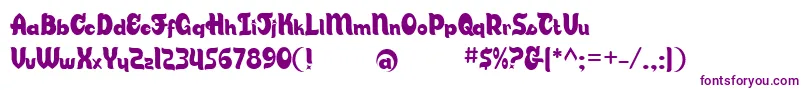 More about CANDSB Font CANDSB Font – Purple Fonts on White Background