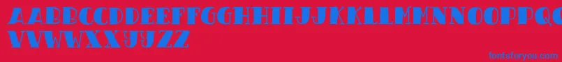 Więcej informacji o czcionce Candy Night Demo Czcionka Candy Night Demo – niebieskie czcionki na czerwonym tle