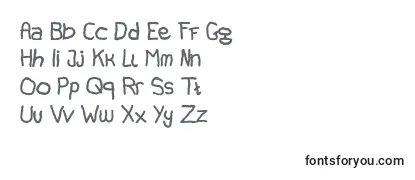 Überblick über die Schriftart Canfuguh Font